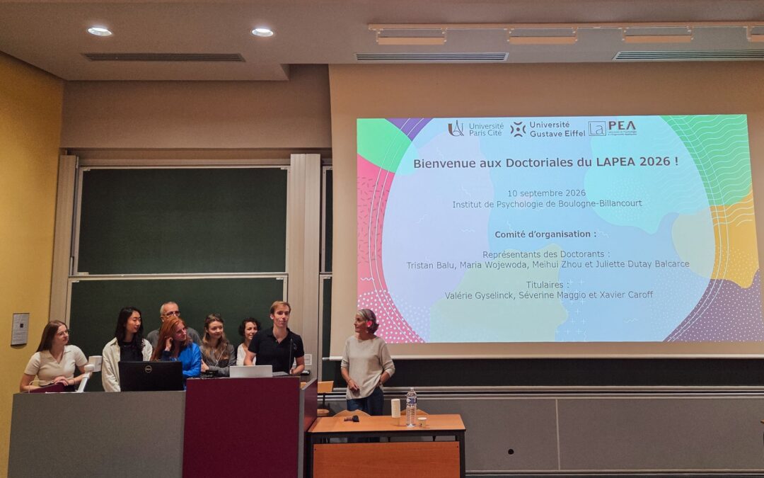 Doctoriales 2026 du LaPEA